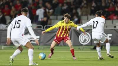 Filistin Milli Futbol Takımı, Katalonya bölgesel takımı ile karşılaştı