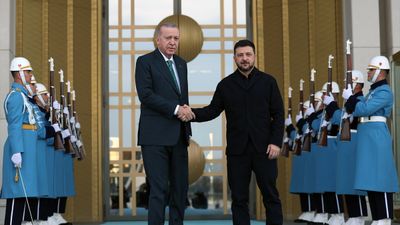 Cumhurbaşkanı Erdoğan, Vladimir Zelensky ile bir araya geldi