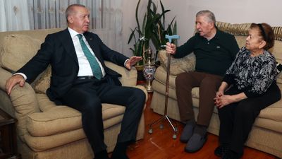 Cumhurbaşkanı Erdoğan’dan Köksal Toptan’a ziyaret