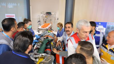 Kahramanmaraş'ta gerçeğini aratmayan tatbikat: Hasta yakını rolüne kendini fazla kaptırdı