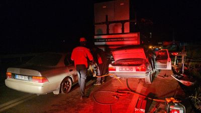 Çorum'da otomobiller vince çarptı: 1 ölü