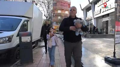 Siirt'te polislerin sosyal deney çalışmasında renkli görüntüler