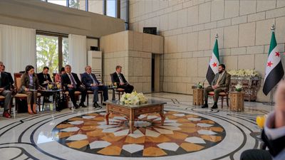 BMGK heyetinden Suriye'ye ilk ziyaret: Ahmed Şara ağırladı