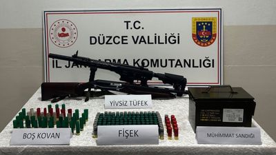 Düzce’de havaya ateş ettiler: 2 kişi yakalandı