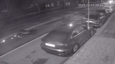 Eskişehir'de 1 kişinin hayatını kaybettiği motosiklet kazası kamerada