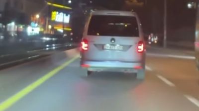 Gaziantep'te trafikte tehlike saçan ve kaza yapmaktan kıl payı kurtulan sürücüye ceza
