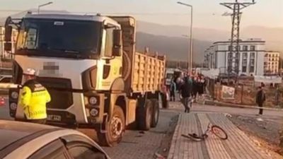 Hatay'da kamyonun çarptığı 6 yaşındaki çocuk can verdi