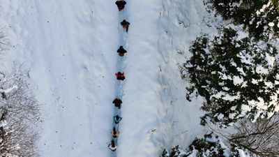 Gümüşhane'de büyüleyen manzarada toplandılar