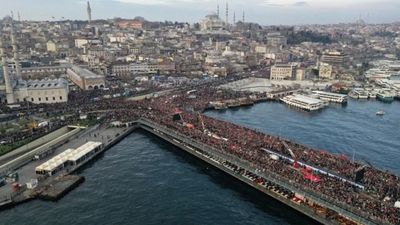 1 Ocak'ta Galata'da Gazze yürüyüşü: Milyonlar İsrail'in katliamına 'dur' diyecek