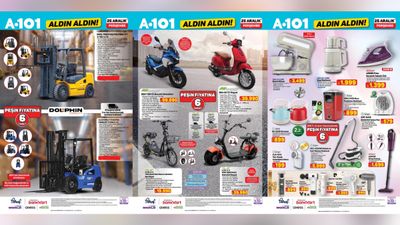 A101 araç satışına başladı! Motosiklet, elektrikli moped, forklift... İşte fiyatları