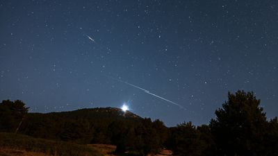 Yurt genelinde meteor yağmurundan büyüleyici kareler
