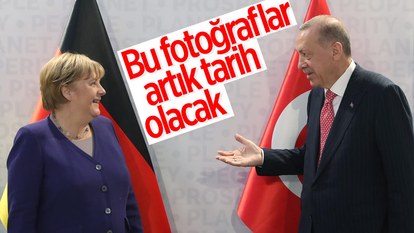 Cumhurbaşkanı Erdoğan, G20'de Angela Merkel'i kabul etti