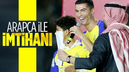 Cristiano Ronaldo Arapça konuşmaya çalıştı