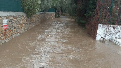 Bodrum'da sağanak: 35 kilogram yağış düştü