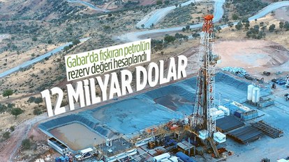 Terörden temizlenen Gabar Dağı'ndaki sahada petrol rezerv değeri 12 milyar dolar