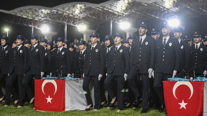 Polis Meslek Yüksekokulları Mezuniyet Töreni'nden kareler