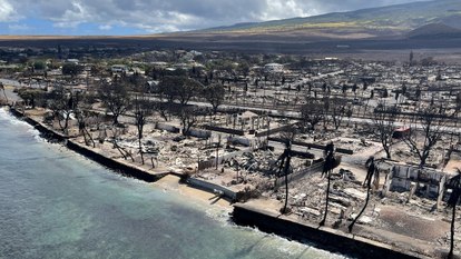 Hawaii'de orman yangını sonrası tahribatın büyüklüğü fotoğraflara yansıdı