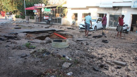 Bodrum'da yine aynı manzara: İsale hattı patladı