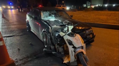 Burdur'da otomobile ok saplanan motosikletin sürücüsü öldü