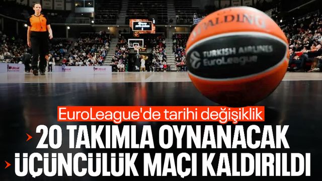 EuroLeague'de beklenen değişiklikler resmileşti