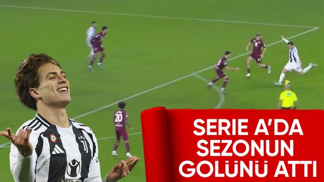 Kenan Yıldız'ın Torino'ya attığı gol, Serie A'da sezonun en güzel golü oldu