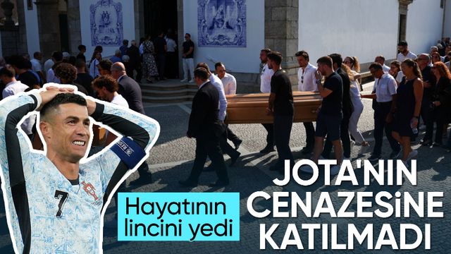 Diogo Jota'nın cenazesine katılmayan Cristiano Ronaldo'ya tepki