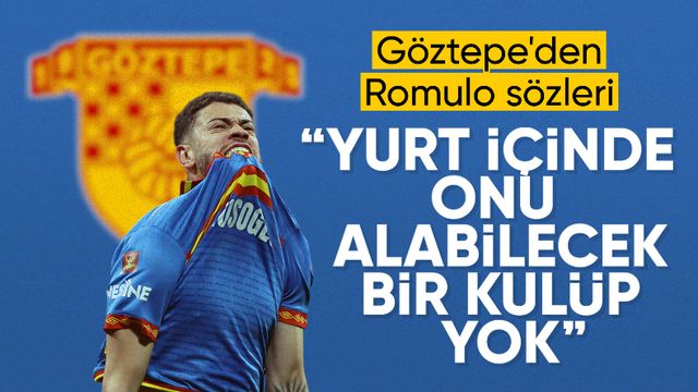 Mehmet Sepil: Yurt içinde Romulo'yu alabilecek bir kulüp yok