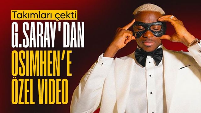 Galatasaray'dan Victor Osimhen paylaşımı
