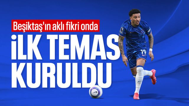 Beşiktaş'ta kanat transferi için rota Jadon Sancho...