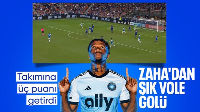 Wilfried Zaha'dan şık vole golü