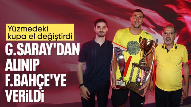 Yüzmede kupa Galatasaray'dan alındı, Fenerbahçe'ye verildi!