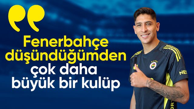 Edson Alvarez: Fenerbahçe düşündüğümden çok daha büyük bir kulüp