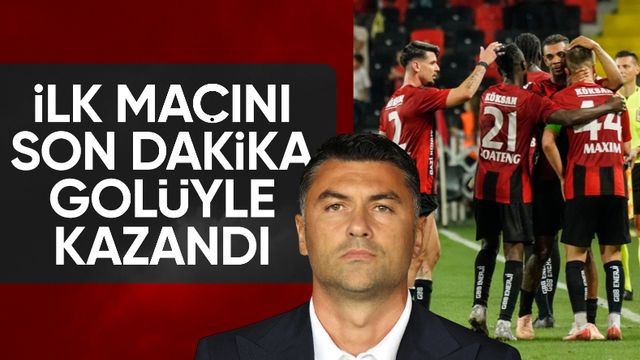 Gaziantep FK, Gençlerbirliği'ni son dakikada yendi