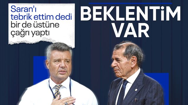 Dursun Özbek'ten Fenerbahçe ve Sadettin Saran sözleri