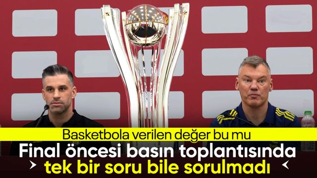 Cumhurbaşkanlığı Kupası öncesi basın toplantısında şaşırtan anlar: Tek bir soru dahi sorulmadı!