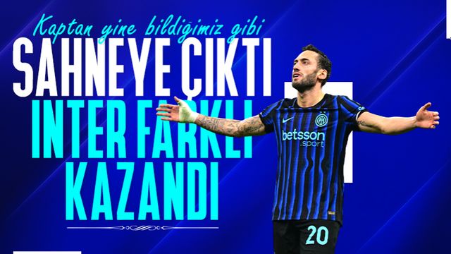 Hakan Çalhanoğlu’nun gol attığı maçta Inter, Como'yu yıktı!