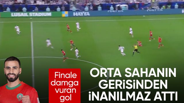 Oussama Tannane'den Arap Kupası finalinde inanılmaz gol