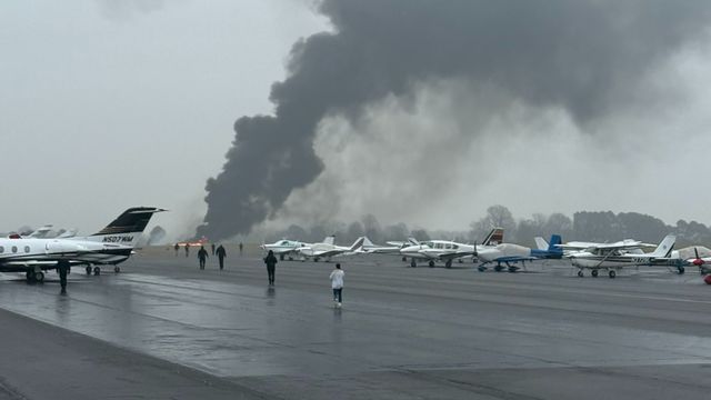 ABD’de havaalanına iniş yapan özel jet piste çakıldı