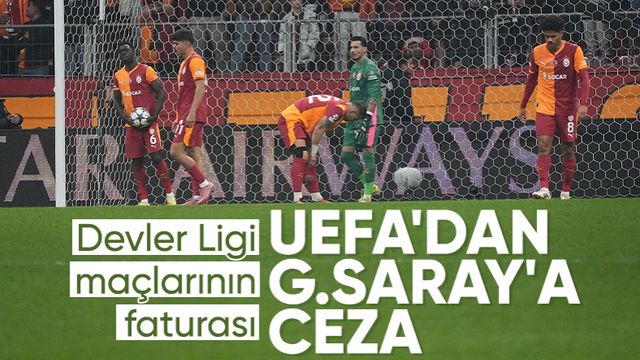 UEFA'dan Galatasaray'a para cezası!