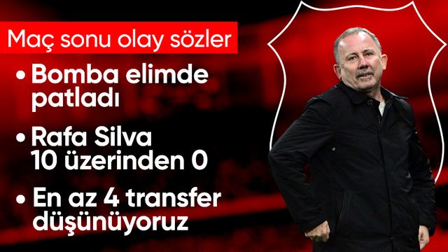 Sergen Yalçın: Bomba elimde patladı