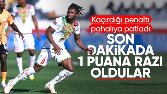 Toure penaltı kaçırdı: Mali ile Zambiya yenişemedi