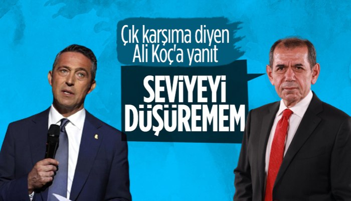 Dursun Özbek'ten Ali Koç'a yanıt