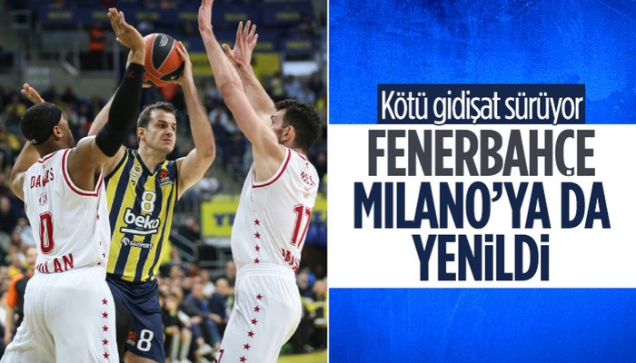 Fenerbahçe, Milano'ya mağlup oldu