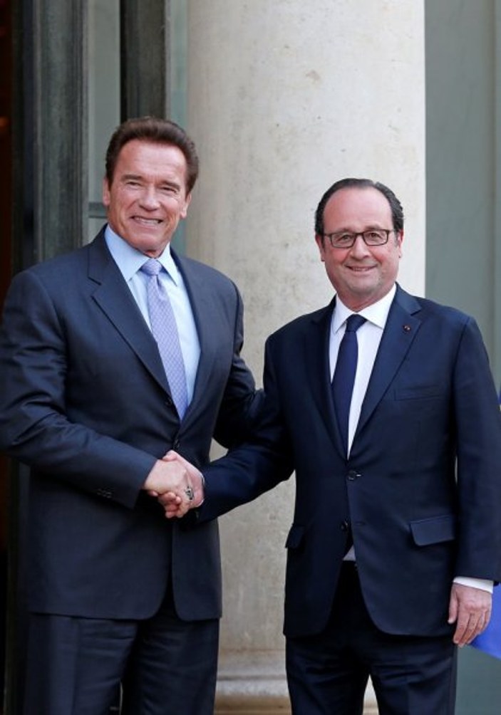 Ünlü aktör Arnold Schwarzenegger’e Fransız Şeref Nişanı