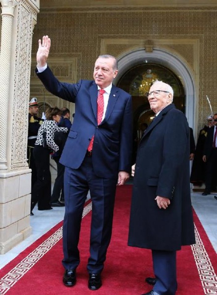 Cumhurbaşkanı Erdoğan'ın Tunus ziyareti