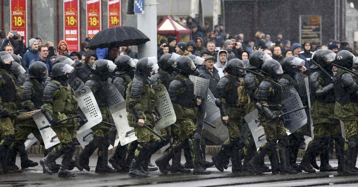Belarus'ta vergi protestosu