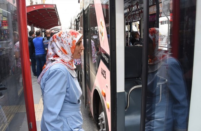 Malatya'da pembe trambüs uygulaması