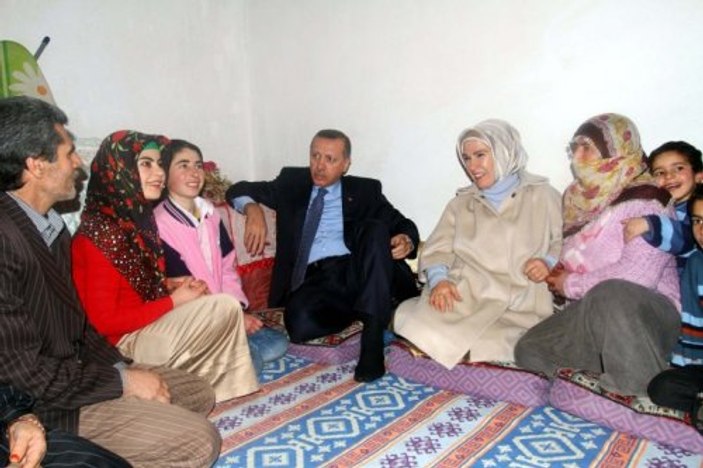Erdoğan'ın Ağrı'da ev ziyareti