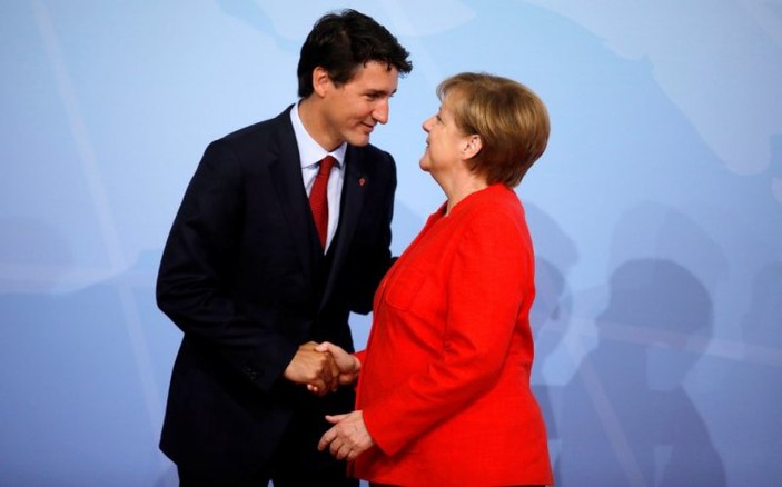Dünya liderleri G20 için Almanya'da