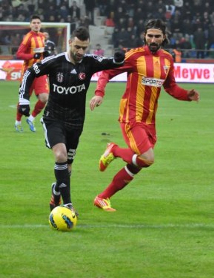 Kayserispor - Beşiktaş maçından kareler